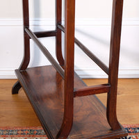 Victorian Inlaid Rosewood Towel Rail Clothes Horse Antique Stand