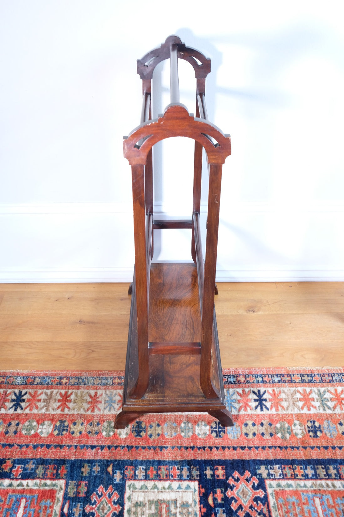 Victorian Inlaid Rosewood Towel Rail Clothes Horse Antique Stand