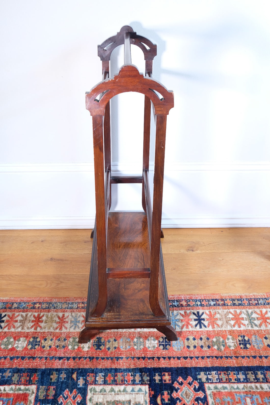 Victorian Inlaid Rosewood Towel Rail Clothes Horse Antique Stand