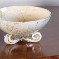 Set of Three Venetian‑Style Tazza Stemmed Glasses