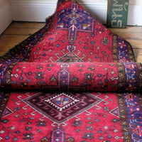vintage northwest persian wool hall runner rug 395cm x 105cm