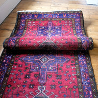 vintage northwest persian wool hall runner rug 395cm x 105cm