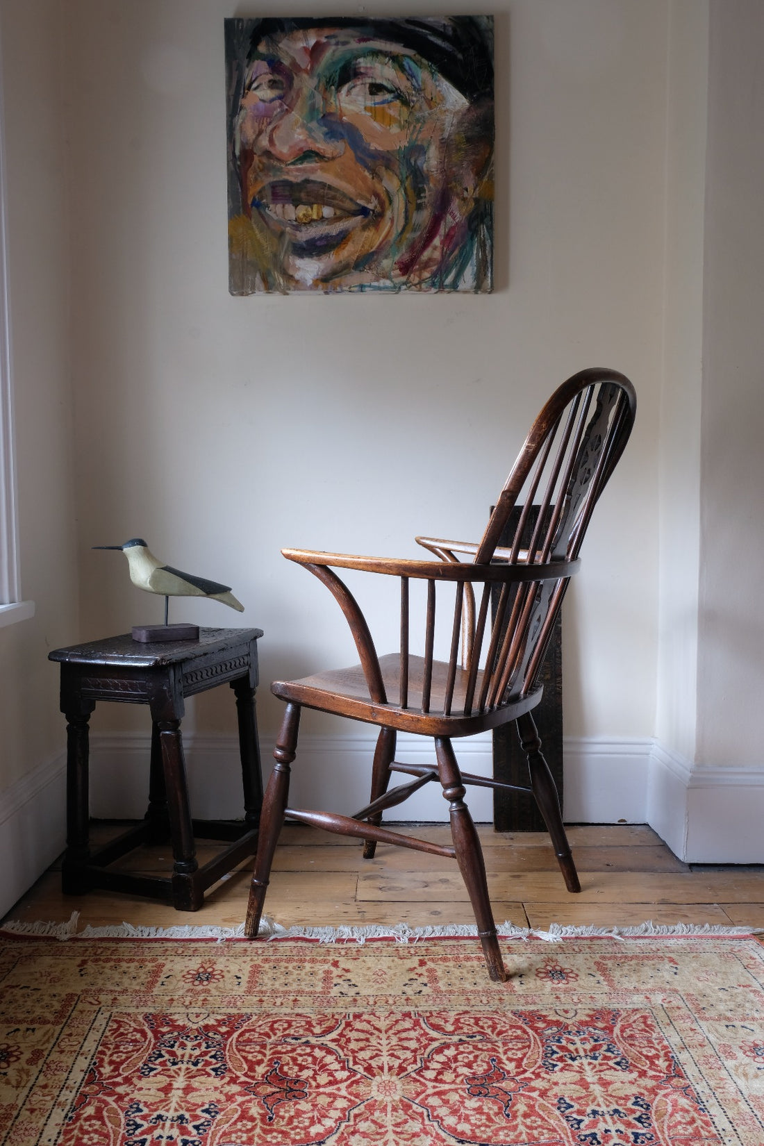 19th Century Windsor Wheelback Armchair in Ash & Elm
