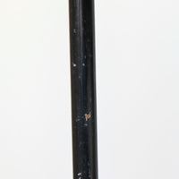 ebonised walking stick with hallmarked silver top and engraved plaque
