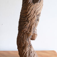 Makonde Root Wood Bust – Tribal Elder Portrait Sculpture