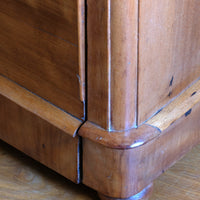 Victorian Scottish Satin Birch Chest Of Drawers With Plinth Drawer