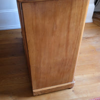 Victorian Scottish Satin Birch Chest Of Drawers With Plinth Drawer