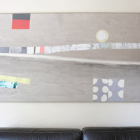 Modern geometric wall art in Oil on canvas - Part 1