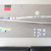 Modern geometric wall art in Oil on canvas - Part 1