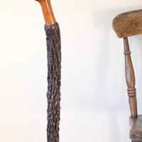 Irish Blackthorn Walking Stick with Boxwood Handle – Antique