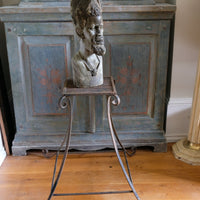 African Carved Serpentine Stone Sculpture Of A Tribal Elder