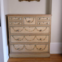 Antique French Painted Commode with Central Deep Drawer, Circa 1800