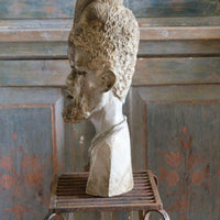 African Carved Serpentine Stone Sculpture Of A Tribal Elder