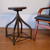 An Industrial Swivel Stool, Circa 1950