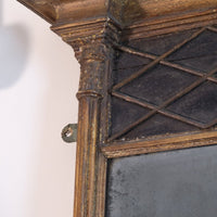 Regency pier mirror with original foxed bevelled glass and giltwood frame circa 1820s