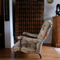 Afghan Suzani Kilim Upholstered 19th Century Country House Armchair
