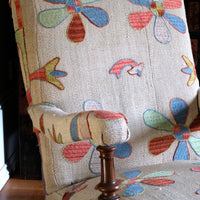 Afghan Suzani Kilim Upholstered 19th Century Country House Armchair