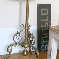 19th Century Brass Jardinière and Onyx Circular Table