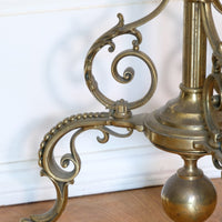 19th Century Brass Jardinière and Onyx Circular Table