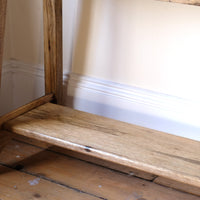 Bottom shelf - Arts & Crafts Mission Style Console Table – Solid Black Limba Wood