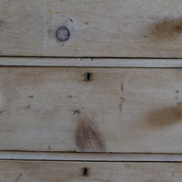 Antique pine chest of drawers late Victorian English country 2 over 3 rustic chest