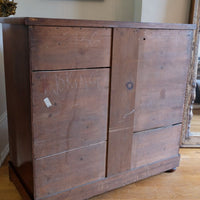Back view - Victorian Mahogany Chest of Drawers – 2‑over‑3 Large Storage