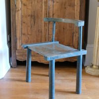 Provincial Chinese Painted Bow Back Chair