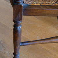 Rare Edwardian bentwood lattice back armchair attributed to Jas Shoolbred with pierced Arts & Crafts design