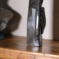Abstract carved stone sculpture Signed By Artist