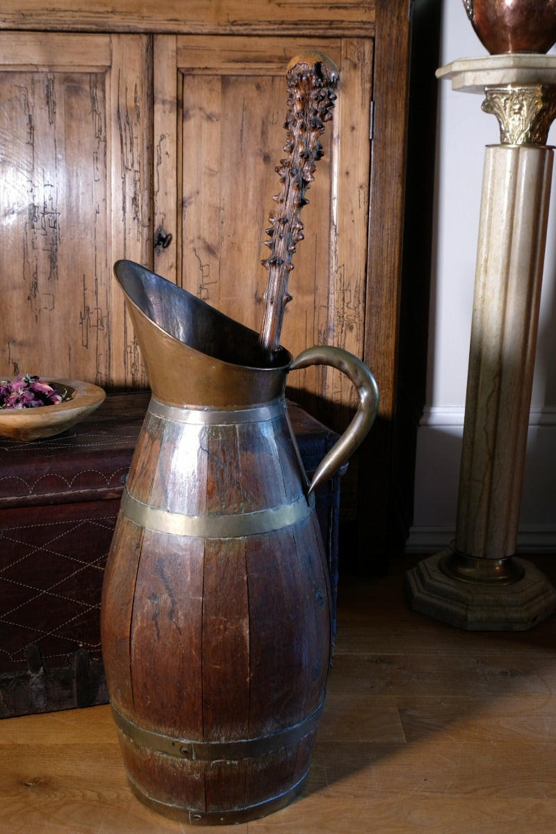 Hawthorn Folk Art Hedgerow Walking Stick