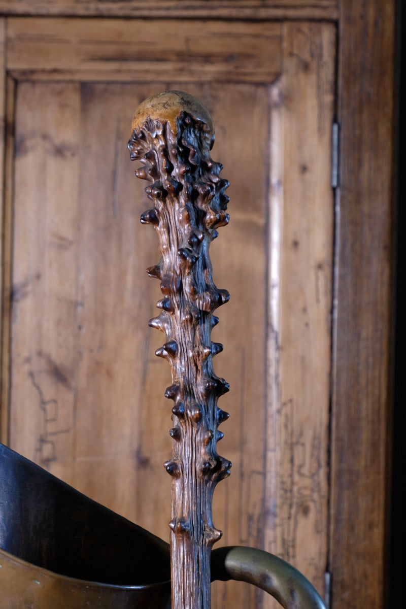 Hawthorn Folk Art Hedgerow Walking Stick