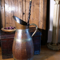 Folk Art Hawthorn Walking Stick Dated 1955