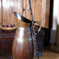 Folk Art Hawthorn Walking Stick Dated 1955
