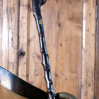 Folk Art Hawthorn Walking Stick Dated 1955