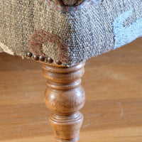 Howard & Son Style Armchair in Suzani Kilim Upholstery