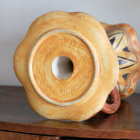 Arts Crafts Pottery Candlestick by Wardle Co Stoke on Trent Classic Design