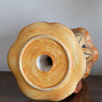 Arts Crafts Pottery Candlestick by Wardle Co Stoke on Trent Classic Design