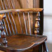 19th century Windsor splat‑back armchair front view