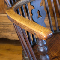 19th century Windsor splat‑back armchair