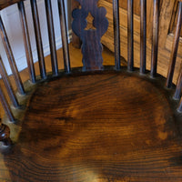 19th century Windsor splat‑back armchair