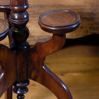 19th Century Mahogany Wine Or Plant Table With Parquetry Inlay