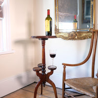 19th Century Mahogany Wine Or Plant Table With Parquetry Inlay