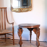 Antique Anglo-Indian Elephant Table – Hand-Carved Cultural Art