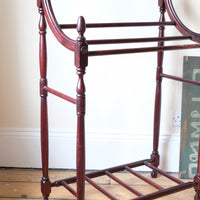 Mahogany Waterfall Four Rail Towel Rail