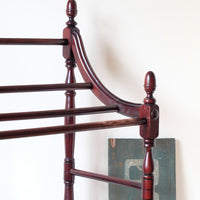 Mahogany Waterfall Four Rail Towel Rail