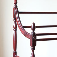 Mahogany Waterfall Four Rail Towel Rail