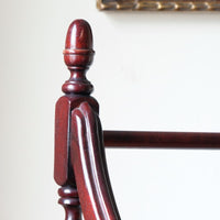 Mahogany Waterfall Four Rail Towel Rail