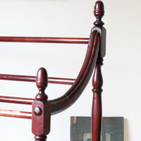 Mahogany Waterfall Four Rail Towel Rail