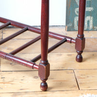Mahogany Waterfall Four Rail Towel Rail