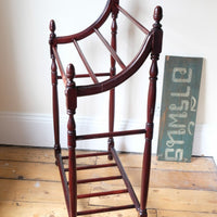 Mahogany Waterfall Four Rail Towel Rail